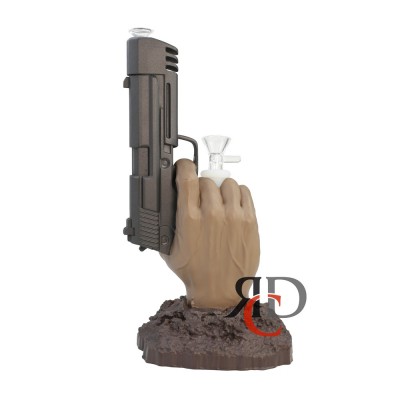 SILICONE WATER PIPE PISTOL WPS1029 1CT
